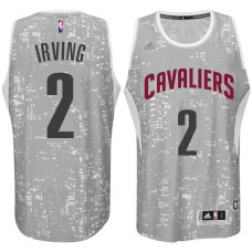 Cleveland Cavaliers #2 Kyrie Irving City Lights Gray Swingman Jersey