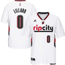 Damian Lillard Portland Trail Blazers #0 2014-15 Swingman Rip City Pride Jersey With Sleeves