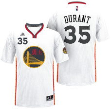 NBA Golden State Warriors #35 Kevin Durant White 2017 Chinese New Year Swingman Jersey