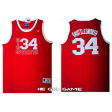 Ray Allen Movie He Got Game #34 Jesus Shuttlesworth Red Basketball Jersey