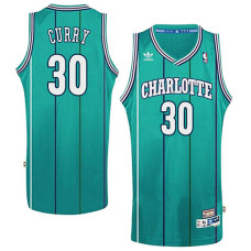Charlotte Hornets Stephen Curry's Dad #30 Dell Curry Hardwood Classics Jersey