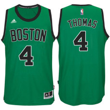 Men Isaiah Thomas Boston Celtics #4 New Swingman Alternate Green Black Jersey