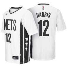 Joe Harris Brooklyn Nets #12 Wordmark Pride White Sleeved New Swingman Jersey
