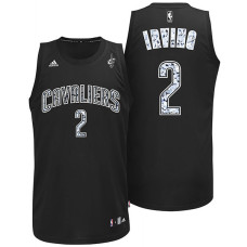 Kyrie Irving Cleveland Cavaliers #2 Diamonds Swingman Dark Jersey