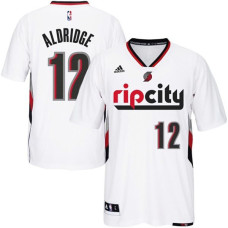 LaMarcus Aldridge Portland Trail Blazers #12 2014-15 New Swingman Rip City Pride Jersey With Sleeves