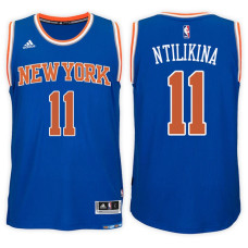 Frank Ntilikina New York Knicks #11 Road Blue New Swingman Jersey