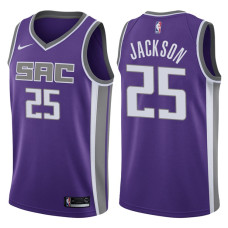 2017-18 Season Justin Jackson Sacramento Kings #25 Icon Purple Swingman Jersey