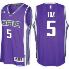 De'Aaron Fox Sacramento Kings #5 Alternate Purple New Swingman Jersey