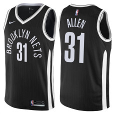 2017-18 Season Jarrett Allen Brooklyn Nets #31 City Edition Black Swingman Jersey
