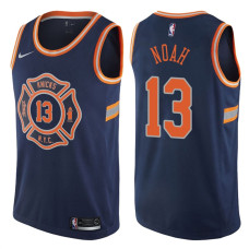 2017-18 Season Joakim Noah New York Knicks #13 City Edition Navy Swingman Jersey