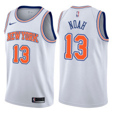 2017-18 Season Joakim Noah New York Knicks #13 Statement White Swingman Jersey