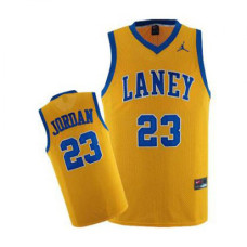 Michael Jordan Emsley A. Laney High School #23 Gold Jersey