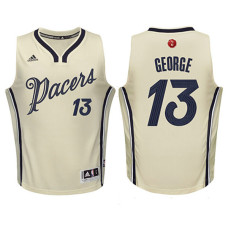Youth Paul George Indiana Pacers #13 Cream 2015 Christmas Day Swingman Jersey
