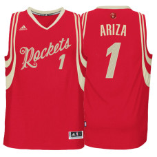NBA 2015-16 Season Houston Rockets #1 Trevor Ariza Christmas Red Jersey