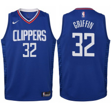 Youth 2017-18 Season Blake Griffin Los Angeles Clippers #32 Icon Blue Swingman Jersey