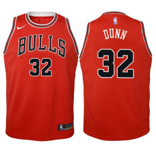 Youth 2017-18 Season Kris Dunn Chicago Bulls #32 Icon Red Swingman Jersey
