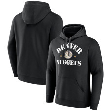 Men's Denver Nuggets Fanatics Branded Black 2022 Hoops For Troops Training Pullover Hoodie