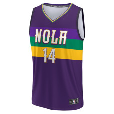 Men's New Orleans Pelicans Brandon Ingram Fanatics Branded Purple 2022/23 Fastbreak Jersey - City Edition