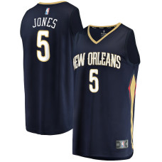 Men's New Orleans Pelicans Herbert Jones Fanatics Branded Navy 2022/23 Fast Break Replica Jersey - Icon Edition