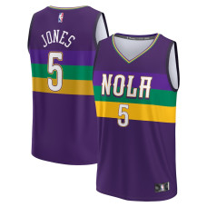 Men's New Orleans Pelicans Herbert Jones Fanatics Branded Purple 2022/23 Fastbreak Jersey - City Edition