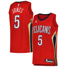 Men's New Orleans Pelicans Herbert Jones Jordan Brand Red 2022/23 Replica Swingman Jersey - Statement Edition