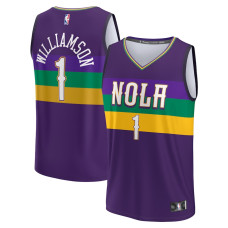 Men's New Orleans Pelicans Zion Williamson Fanatics Branded Purple 2022/23 Fastbreak Jersey - City Edition
