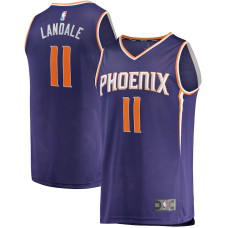 Men's Phoenix Suns Jock Landale Fanatics Branded Purple 2022/23 Fast Break Replica Player Jersey - Icon