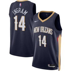 Men's New Orleans Pelicans Brandon Ingram NBA Navy 2022/23 Swingman Jersey - Icon Edition